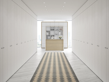 GEMINI - Tall office storage unit with hinged doors by CUF Milano - view 2